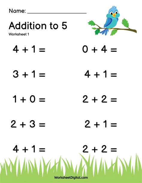 Addition of 5.